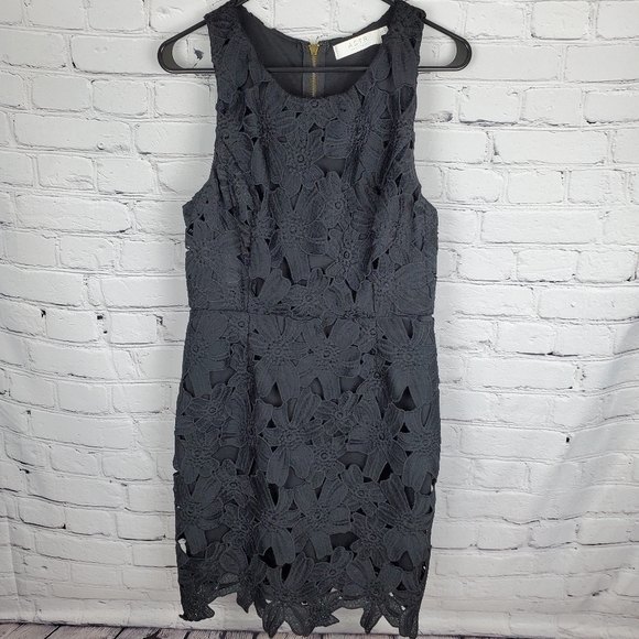 Astr The Label Women's Large Black Lace Lined Dress - Picture 2 of 9